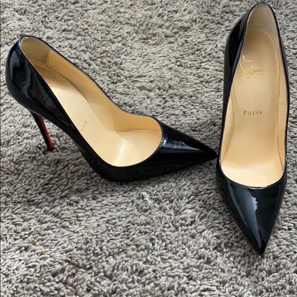 Never worn black Louboutin's so Kate